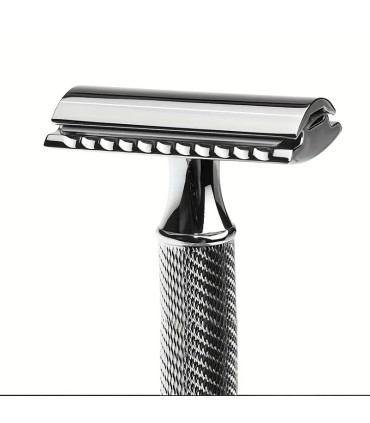 Maquinilla de Afeitar Clásica Peine Cerrado Cromada SensaBien - 4