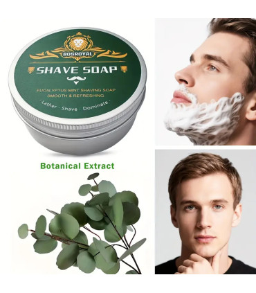 Crema de Afeitar Eucalipto y Menta 150g SensaBien - 1