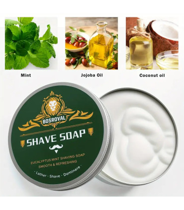 Crema de Afeitar Eucalipto y Menta 150g SensaBien - 2