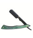 Navaja Afeitar Plegable Mango Estilo Antiguo Verde SensaBien - 1