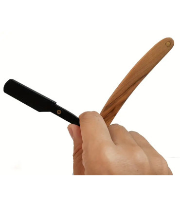 Navaja Hoja Intercambiable Mango Madera de Olivo SensaBien - 1