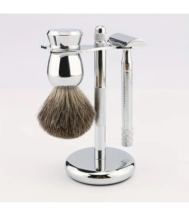 Soporte Maquinillas y Brochas de Afeitar Inox. Cromado SensaBien - 3