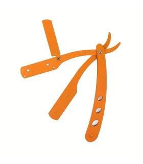 Navaja Afeitar Naranja Metalizado SensaBien - 1