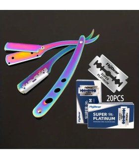 Navaja Afeitar Plegable Arcoiris SensaBien - 2