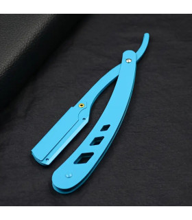 Navaja Afeitar Azul Metálico SensaBien - 1