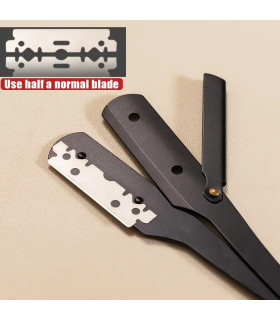 Navaja de Afeitar Plegable Negra SensaBien - 2