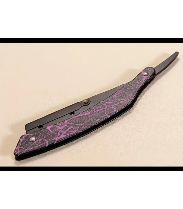 Navaja de Afeitar Plegable Galaxy Violeta SensaBien - 3