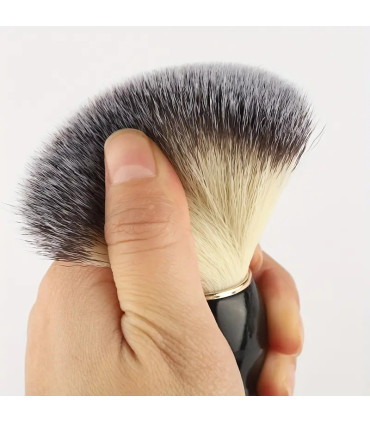 Brocha de Afeitar Pelo Cerda Negra con Soporte SensaBien - 3