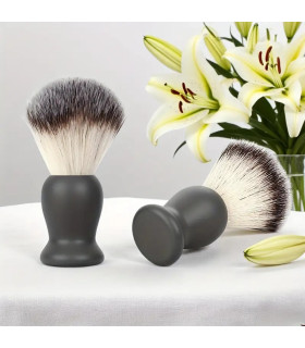 Brocha de Afeitar Viaje Cerda Mango Negro Mate SensaBien - 2