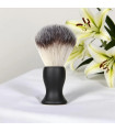 Brocha de Afeitar Viaje Sintética Negra Mate SensaBien