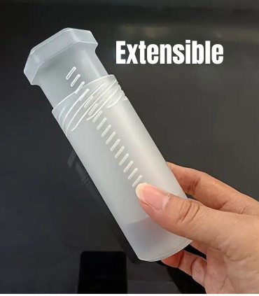 Tubo Plastico Viaje Transparente Brochas de Afeitar SensaBien - 2