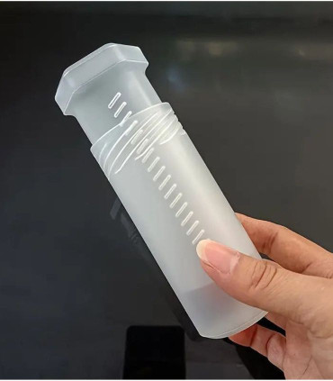 Tubo Plastico Viaje Transparente Brochas de Afeitar SensaBien - 1