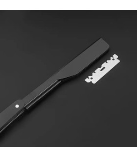 Navaja Afeitar Apertura Carril Negra Mate SensaBien - 3