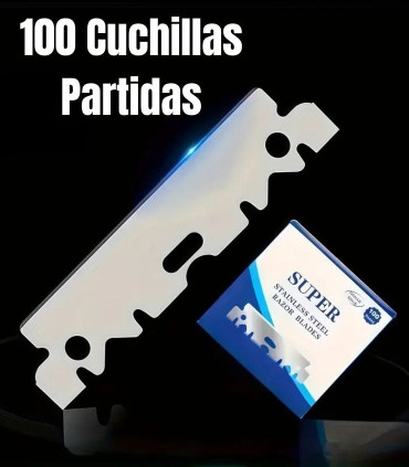 Caja 100 Cuchillas de Afeitar Partidas SensaBien - 1