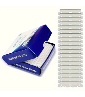 Caja 100 Cuchillas de Afeitar Partidas SensaBien - 2