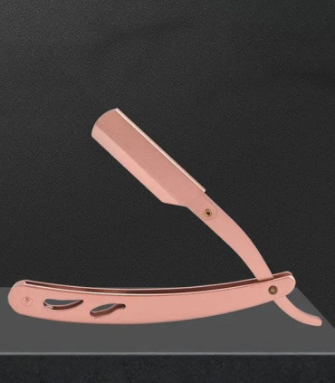 Navaja Afeitar Hoja Intercambiable Oro Rosa SensaBien - 1