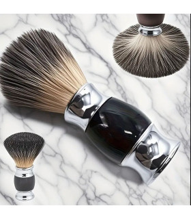 Brocha de Afeitar Pelo Tejón Puro Mango Negro SensaBien - 2 Brocha de Afeitar Pelo Tejón Puro Mango Negro SensaBien - 2