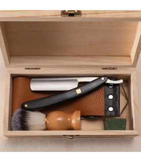 Set de Afeitado Clásico con Navaja, Brocha y Asentador SensaBien - 1 Set de Afeitado Clásico con Navaja, Brocha y Asentador SensaBien - 1