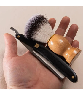 Set de Afeitado Clásico con Navaja, Brocha y Asentador SensaBien - 3 Set de Afeitado Clásico con Navaja, Brocha y Asentador SensaBien - 3