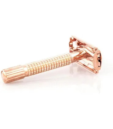 Maquinilla de Afeitar Apertura Mariposa Oro Rosa SensaBien - 4