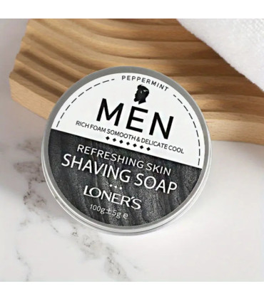 Jabón de Afeitar Menta 100g SensaBien - 1