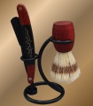 Set de Afeitado Navaja Palisandro, Brocha Nom y Soporte SensaBien