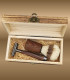 Set Maquinilla de Afeitar, Brocha Cerda en Caja de Madera SensaBien - 1