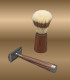 Set Maquinilla de Afeitar, Brocha Cerda en Caja de Madera SensaBien - 2