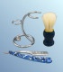 Set de Afeitado Navaja Barbero, Brocha y Soporte SensaBien - 2