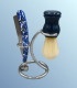 Set de Afeitado Navaja Barbero, Brocha y Soporte SensaBien - 1