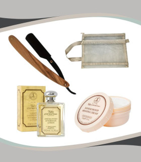 Pack Afeitado Sándalo Taylor of Old Bond Street+Navaja Olivo SensaBien - 1