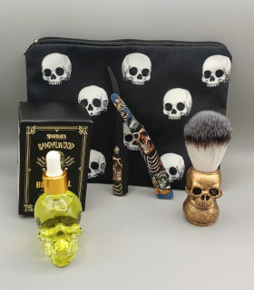Pack Navaja, Brocha, Aceite Calavera y Neceser Gratis SensaBien - 1