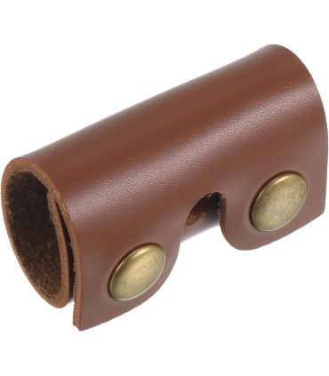 Funda de Cuero Marrón Protectora Maquinillas Afeitar SensaBien - 2