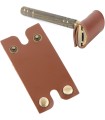 Funda de Cuero Marrón Protectora Maquinillas Afeitar SensaBien