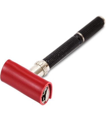 Funda de Cuero Roja Protectora Maquinillas Afeitar SensaBien - 5