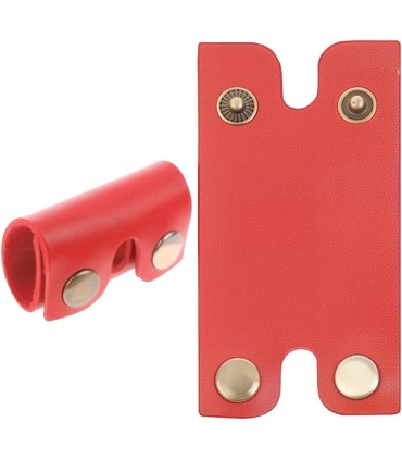 Funda de Cuero Roja Protectora Maquinillas Afeitar SensaBien - 1