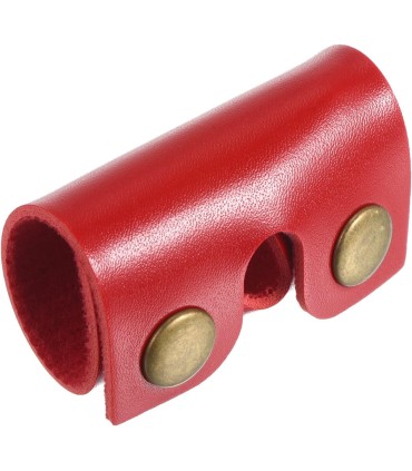 Funda de Cuero Roja Protectora Maquinillas Afeitar SensaBien - 2