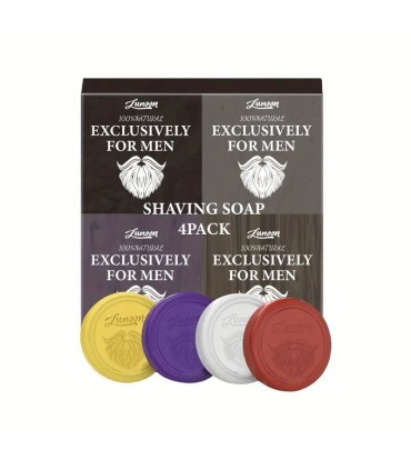 Pack 4 Pastillas de Jabón de Afeitar 4x80g SensaBien - 2