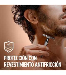 Maquinilla de Afeitar Clásica Metal Cromada SensaBien - 3