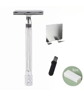 Maquinilla de Afeitar Doble Filo Cromada SensaBien