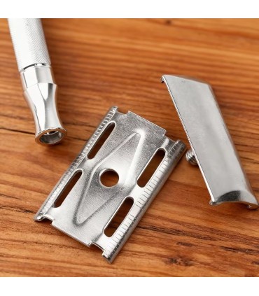 Maquinilla de Afeitar Doble Filo Cromada SensaBien - 2