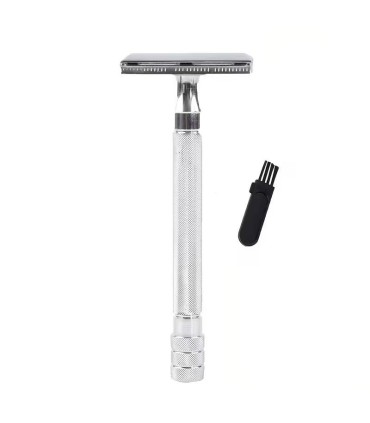 Maquinilla de Afeitar Doble Filo Cromada SensaBien - 3