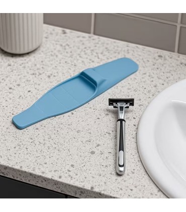 Estuche Maquinilla Afeitar Silicona SensaBien Azul - 5