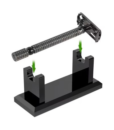 Soporte Acrílico Maquinillas Afeitar SensaBien Negro