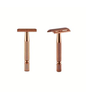 Maquinilla Afeitar Clásica Oro Rosa SensaBien - 2