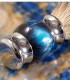 Brocha de Afeitar Pelo Tejón Puro Azul Galaxia SensaBien - 6