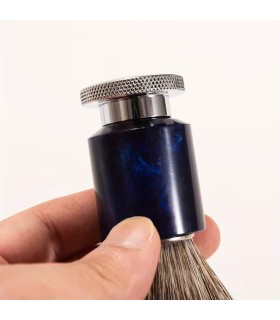Brocha de Afeitar Tejón Puro Azul Profundo SensaBien - 2
