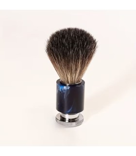 Brocha de Afeitar Tejón Puro Azul Profundo SensaBien - 2