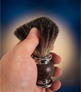 Brocha de Afeitar Tejón Puro Café SensaBien - 3