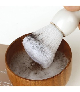 Brocha Afeitar Sintética Blanca SensaBien - 2